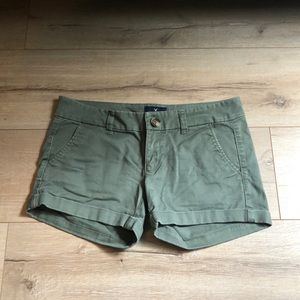Green shorts